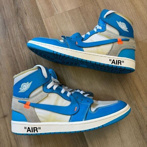 Jordan Off White x Jordan 1 Retro High OG UNC 2018 Size Men’s 12 AQ0818-148 - Picture 1 of 13